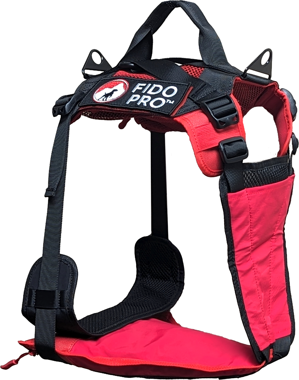 Dog Sling Fido Pro Airlift Emergency Dog Rescue Sling Red, XL
